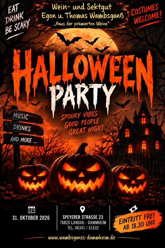 Halloween 2026 am 31. Oktober 2026