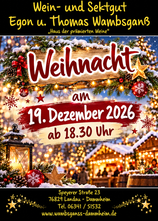 Weihnachten 2026 am 19. Dezember 2026